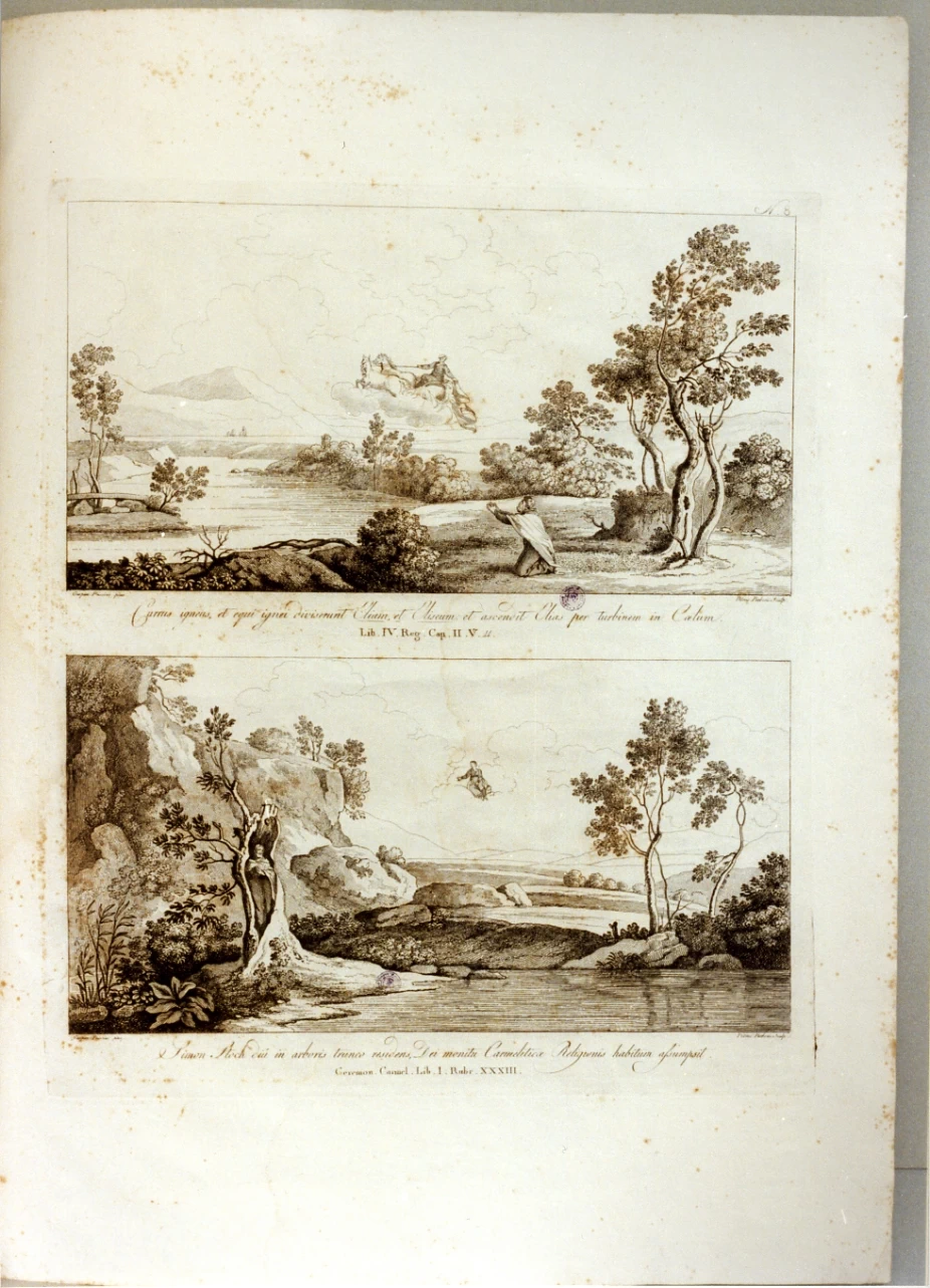 Gaspar Dughet detto Pussino - Storie di Elia, Certosa e museo di San Martino, Napoli